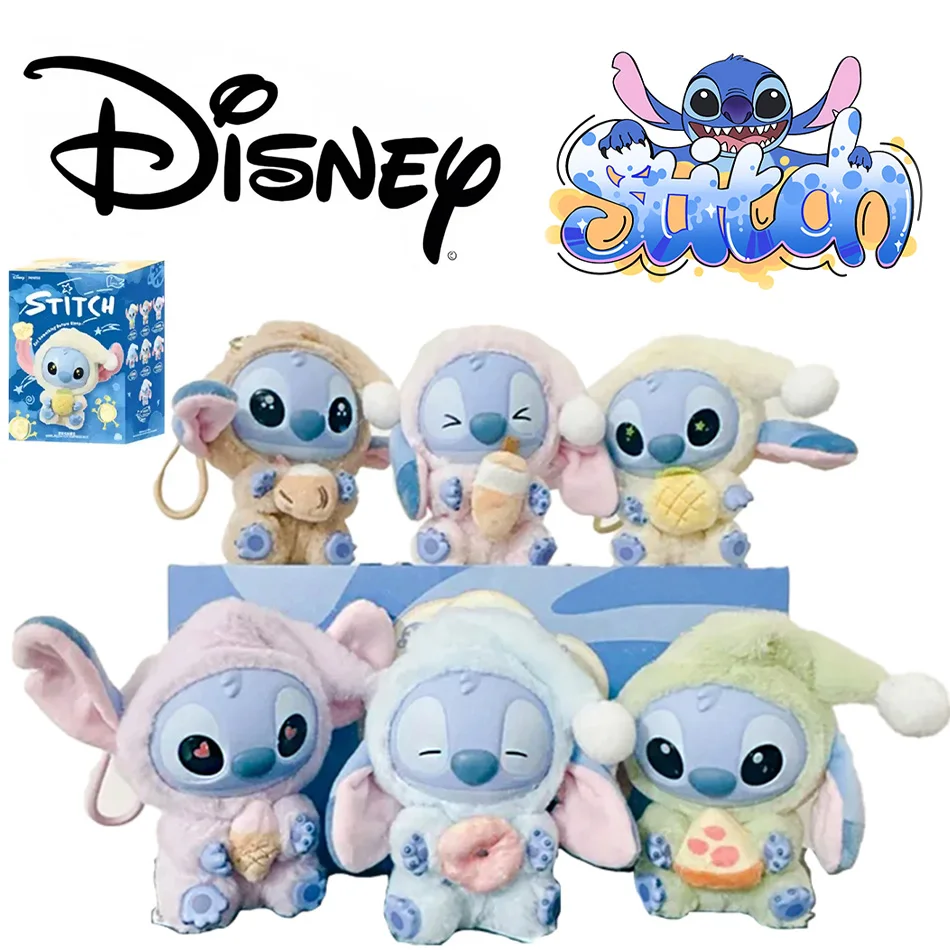 

Горячие продажи Stitch Blind Box Bag Eat Some Thing Before Sleep Series Виниловый кулон Милая кукла Mystery Box Пушистая кукла-сюрприз Подарки