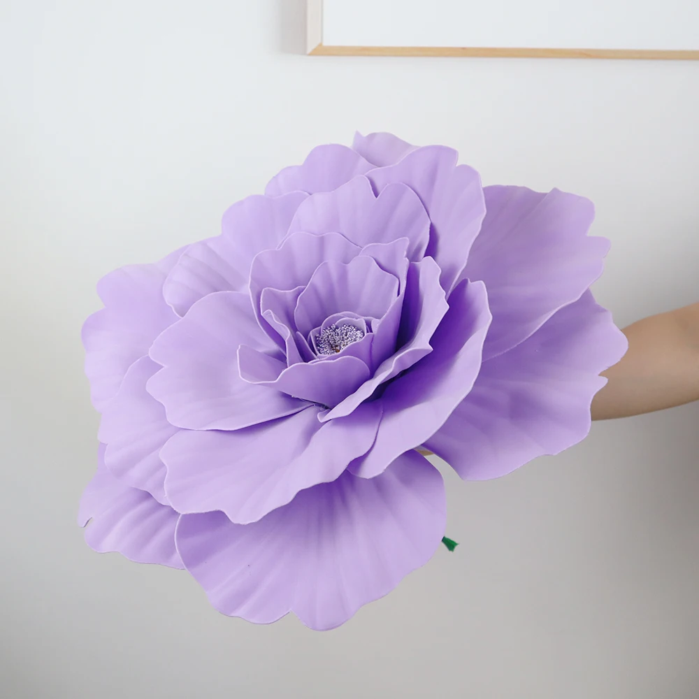 2 stuks 50cm Kunstmatige PE Pioenroos Bloem Feestelijke DIY Decoratie Winkelcentrum Etalage Huisdecoratie Interieur Gesimuleerde Bloemen