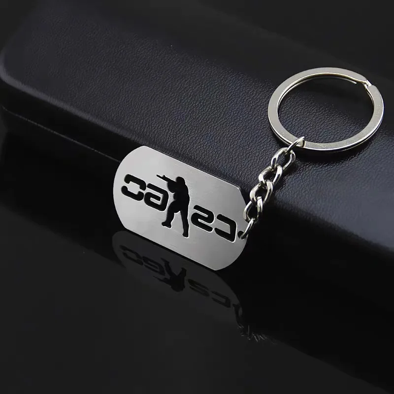 

Game CS GO Metal Medal Keychain Necklace Counter Strike Keyring Lucky AmuletFor Men Jewelry Accessories Fans Gift Souvenir