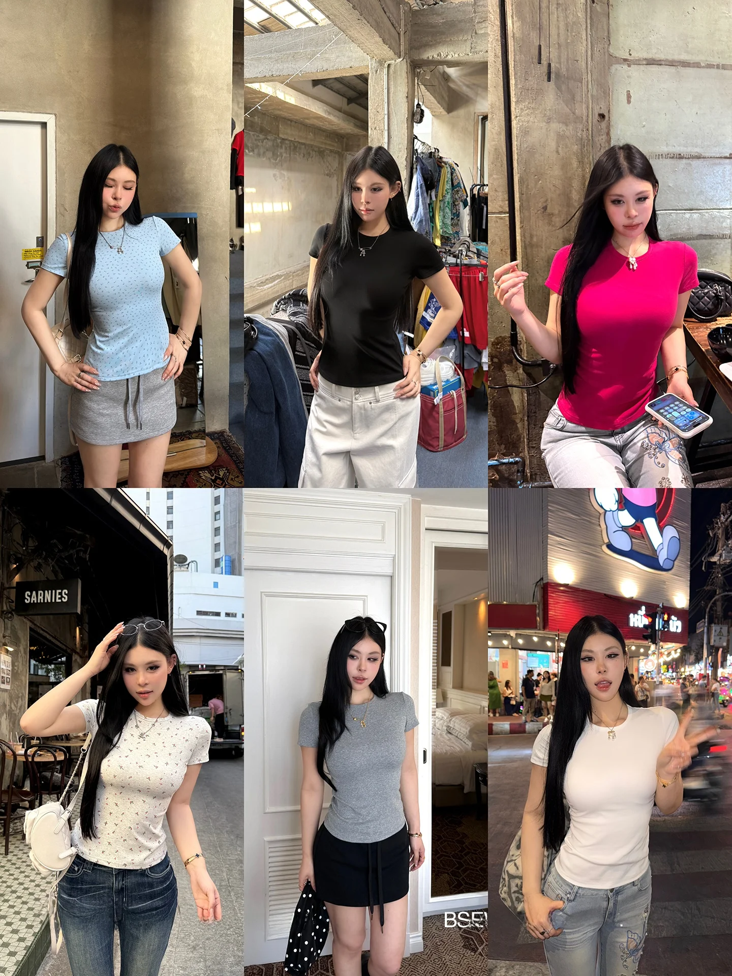 

Женская футболка Slim Fit с круглым вырезом и коротким рукавом, базовая универсальная модель, повседневный топ для весны и лета, модная, больших размеров