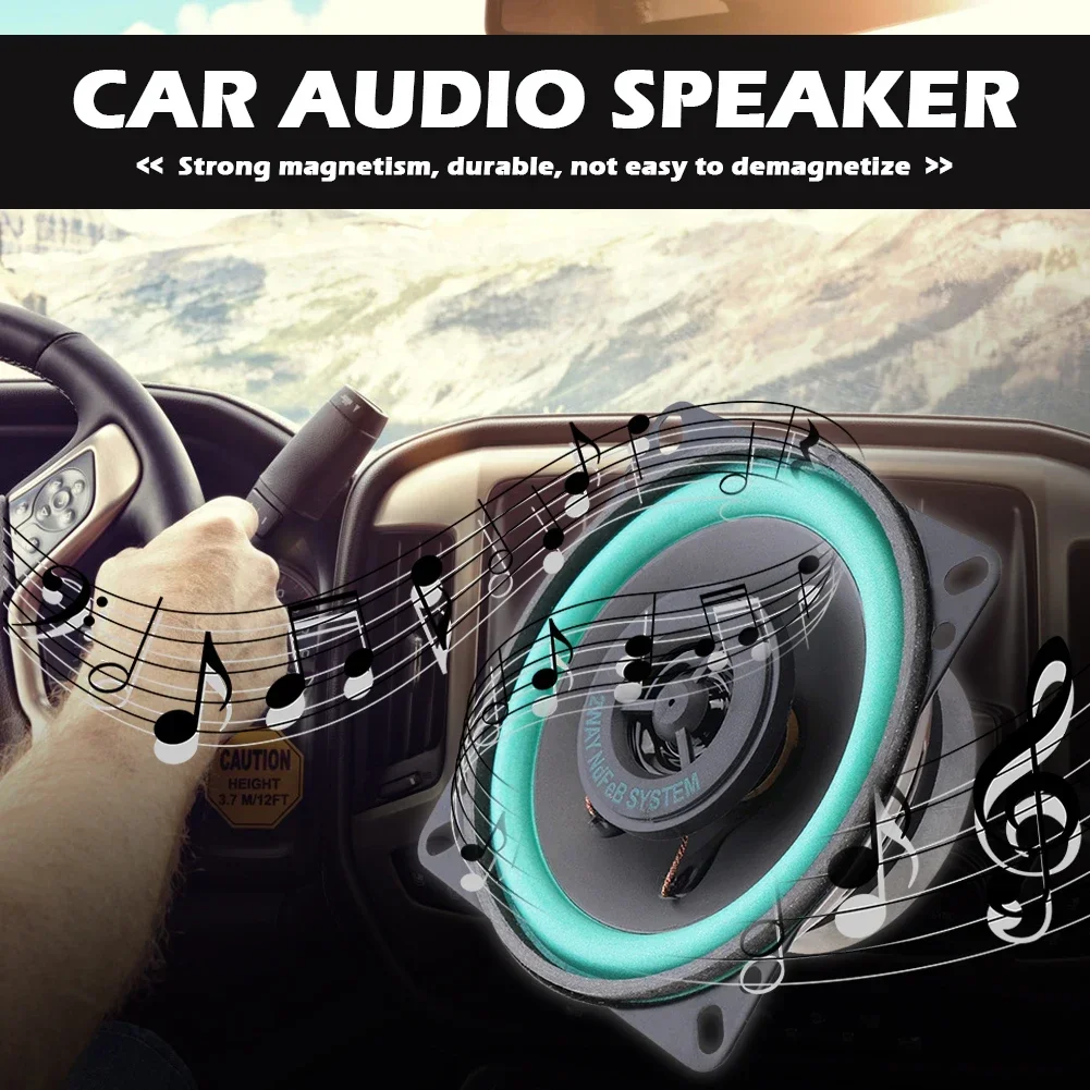 4/5/6.5 Inch Universal Car Coaxial Speakers HiFi Automotive Audio Full Range Frequency Subwoofer Enhanced Car Stereo Sound