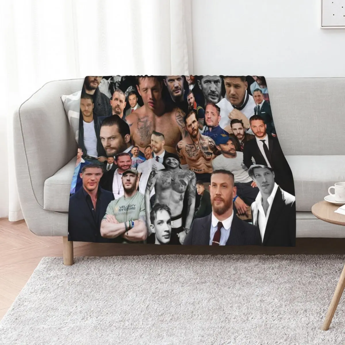 

Tom Hardy Throw Blanket Softest Luxury Brand Soft Quilt Blankets