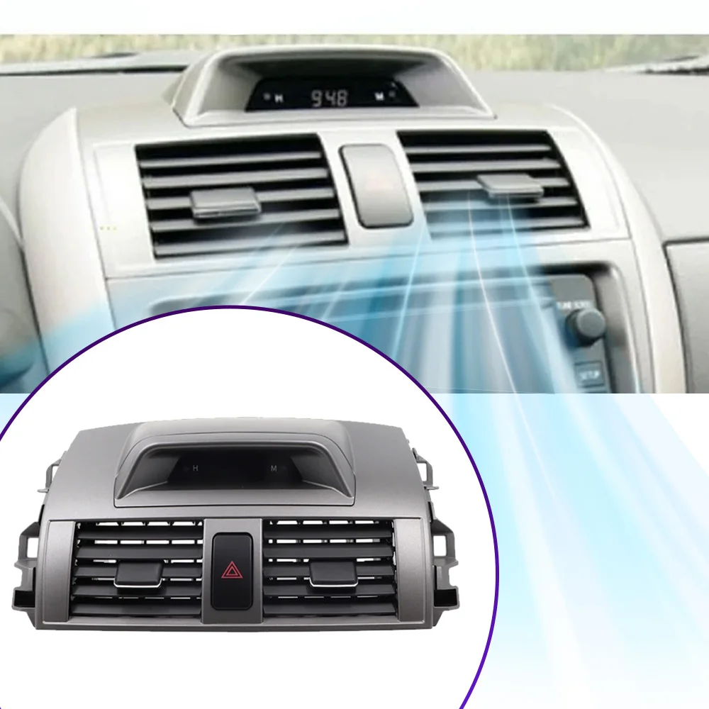 

Center Dash A/C Air Conditioner Central Air Outlet Panel Grill Cover for Toyota Corolla Altis 2009 2010 2011 2012 2013