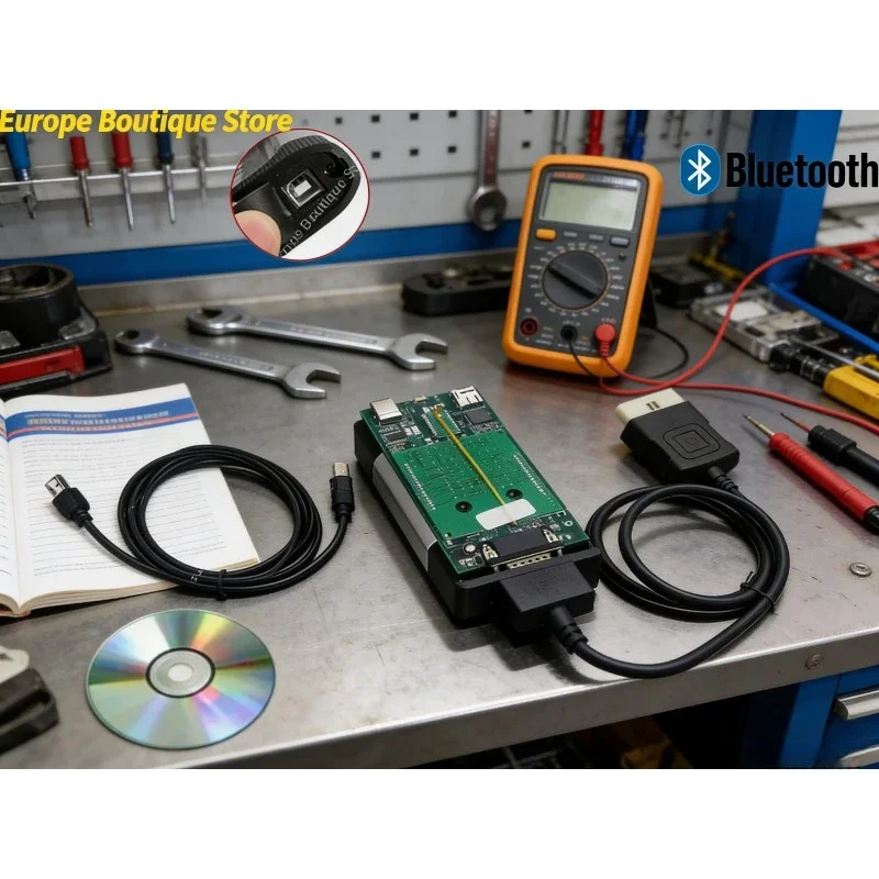 لوحة مزدوجة V9.1 V2021.11 Autocoms Ds150e Delphis Obd الماسح الضوئي أداة تشخيصية سيارة شاحنة Tcs cdp pro مجموعة كاملة 2024 2025 2021