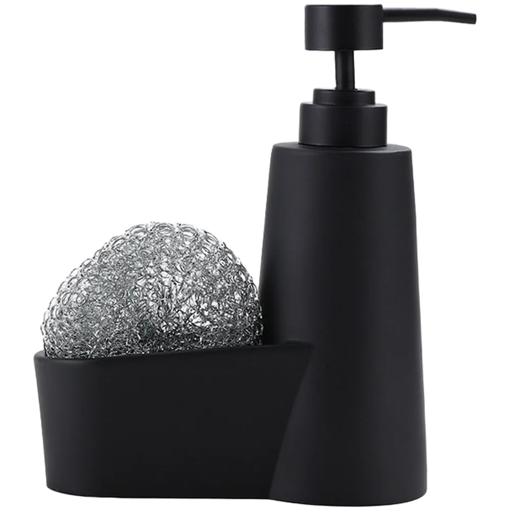 Kitchen Soap Pump Bottle Dish Soap With Sponge Holder Plastic Countertop Liquid Hand Soap Pump Bottle Kitchen Soap