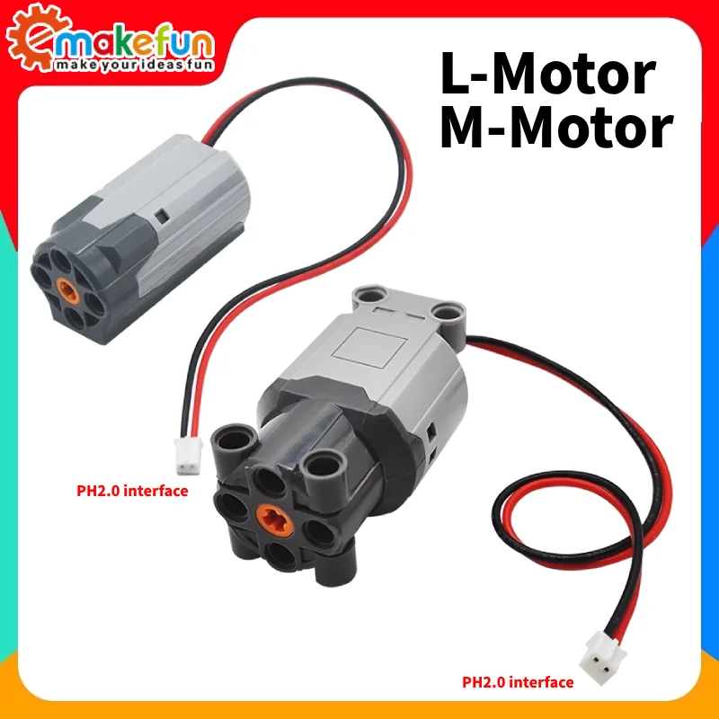 Mini Motor Micro Motor Engine Car Bricks Power Group Module PF Technical Servo Tool Train Car M/L Motor Part Building Block