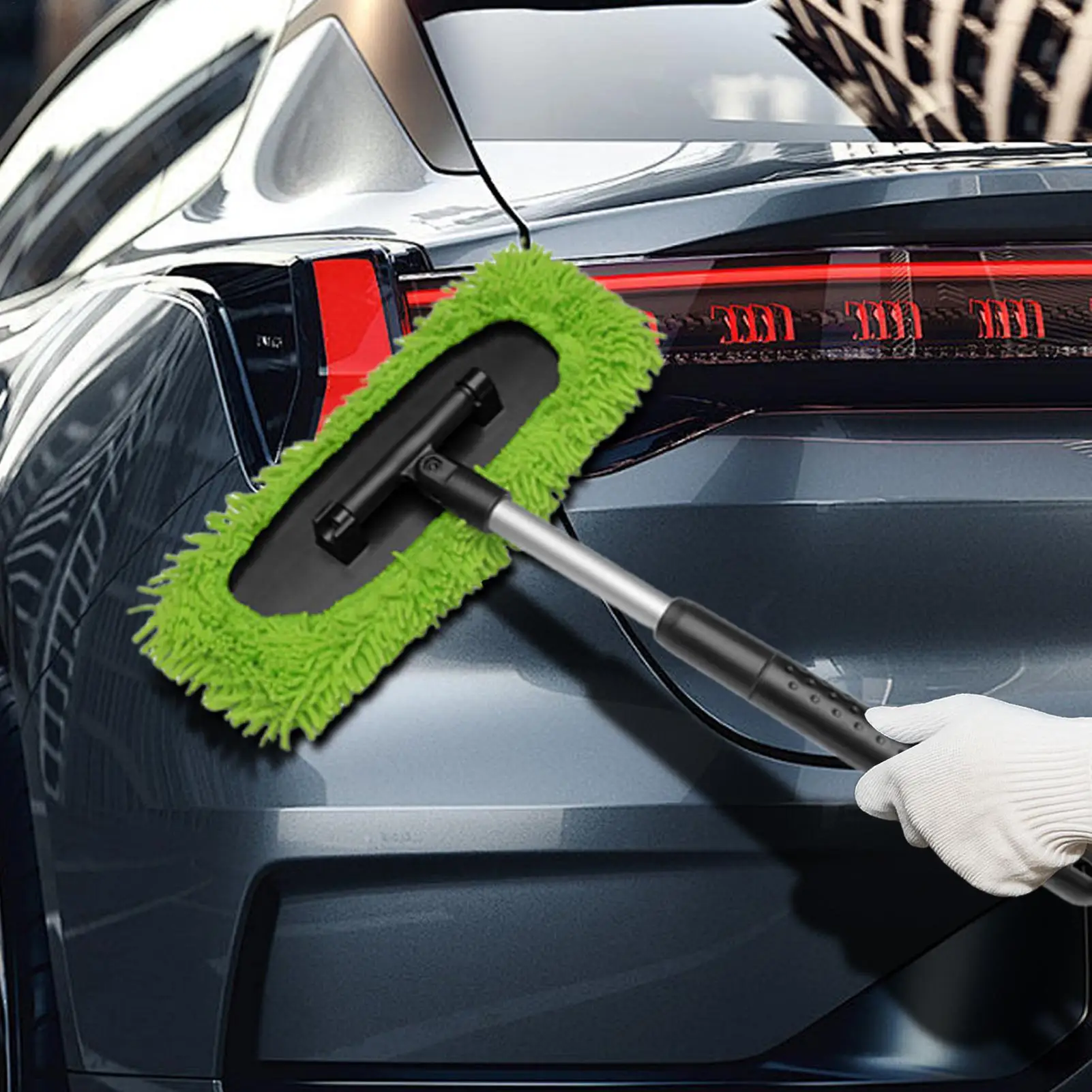 

Windshield Cleaning Tool Telescopic Frost Removal Cleaner Car Mop To Wash Car For Cleaning Wash Glass Automotive Detailing Truck