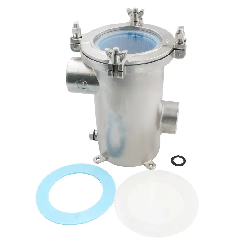 

Stainless steel 2205 raw water intake basket filter seawater marine hardware