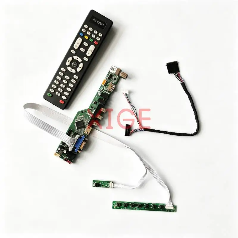 

For B156XW04 B156XW03 B156XW06 B156XW02 Controller Board Kit LVDS-40 Pin Laptop Display Screen 1366x768 1366*768 USB+AV+VGA+HDMI