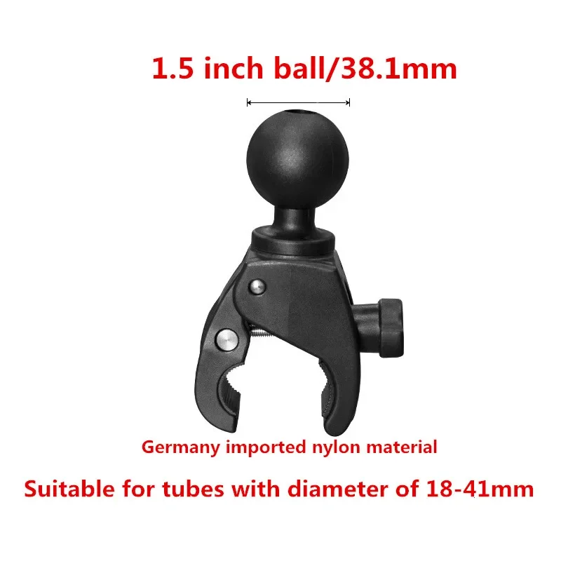 Big and Small Size Super Clamp to 1.5 inch Ballhead for Car Vehicle Industry Rail Rods Clamping for Gopro