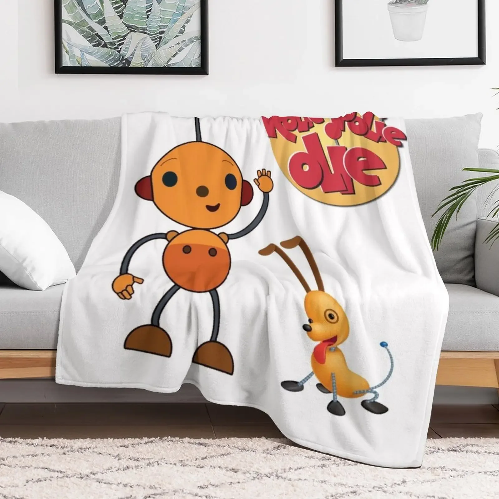 Best Saller - Rolie polie olie Throw Blanket Cozy Sofa Blanket for TV Watching Napping