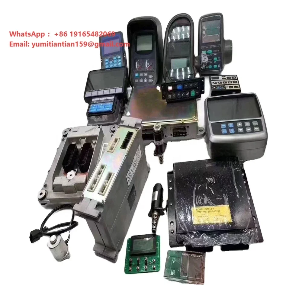 Excavator Monitor Panel Controller LCD Display Meter Computer Board for Hyundai Komatsu Kobelco Doosan Hitachi