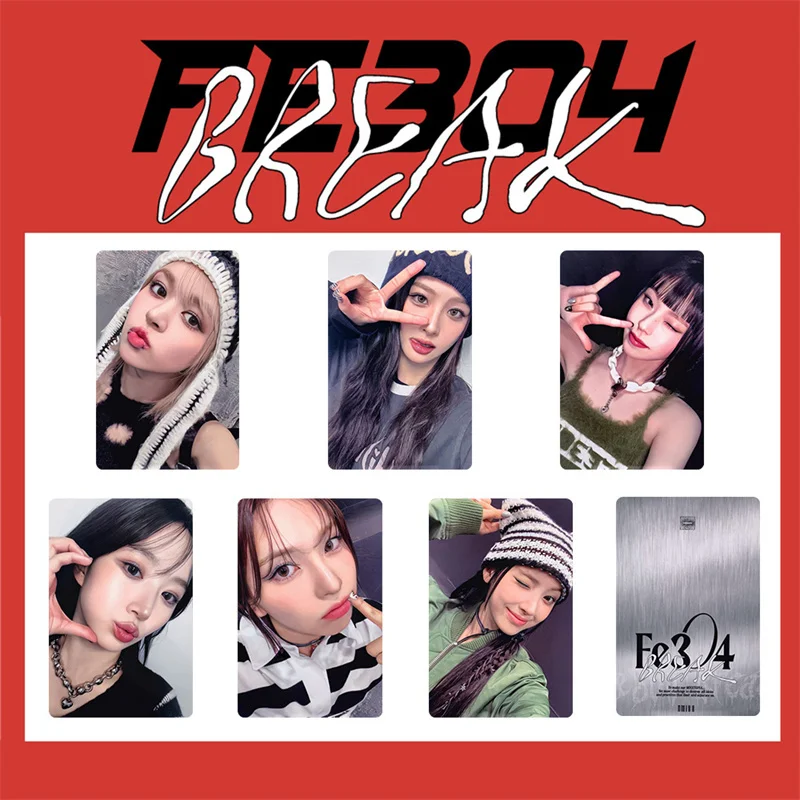 KPOP 4 sztuk/zestaw NMIXX nowy Album Fe3O4: BREAK pocztówka DASH NSWER karta kolekcjonerska HAEWON BAE JIWOO KYUJIN lilia fotokartka