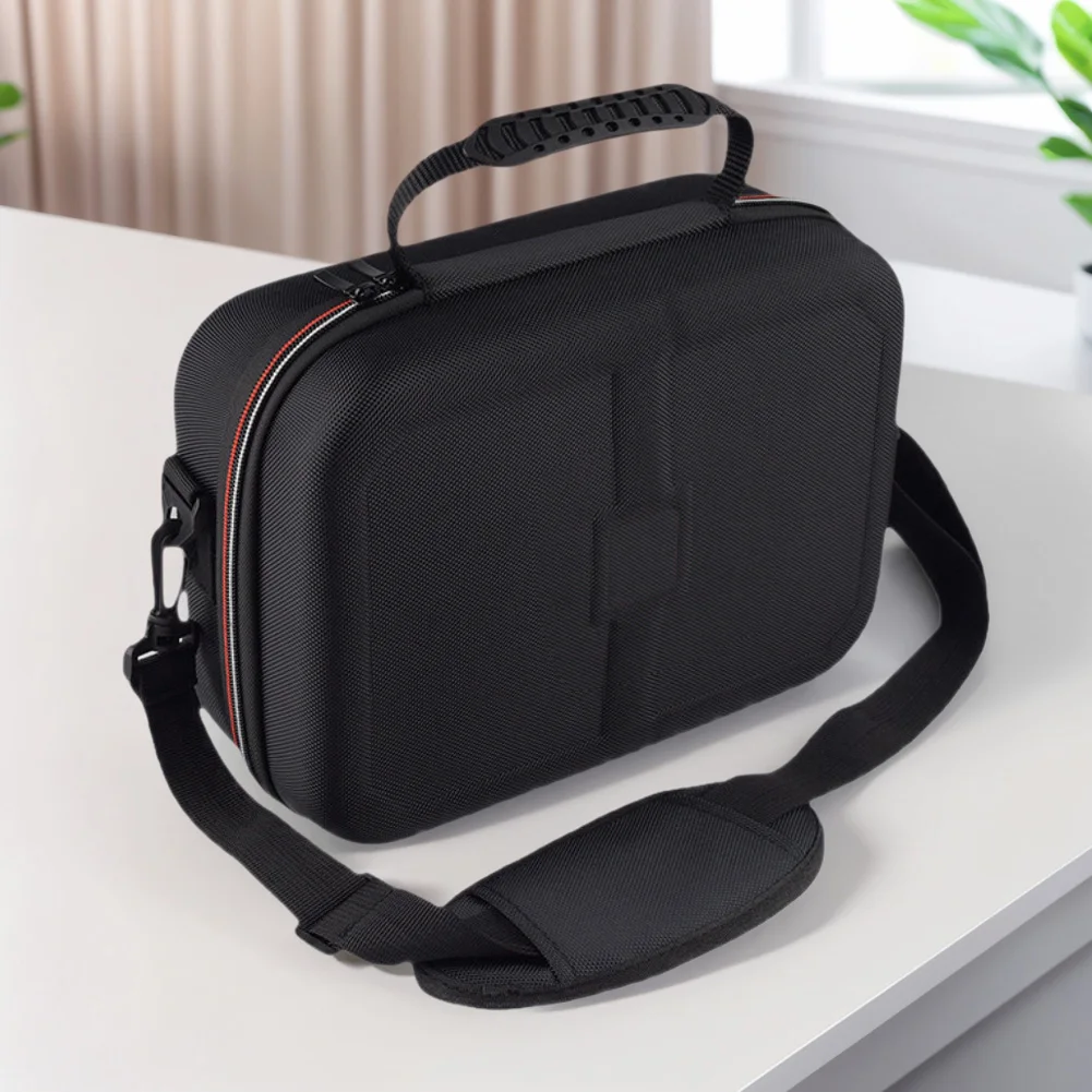For NS2 Large Console Storage Bag with 18 Card Slots Hard Shell Box Waterproof Console Carrying Shoulder Bag Game Accessories