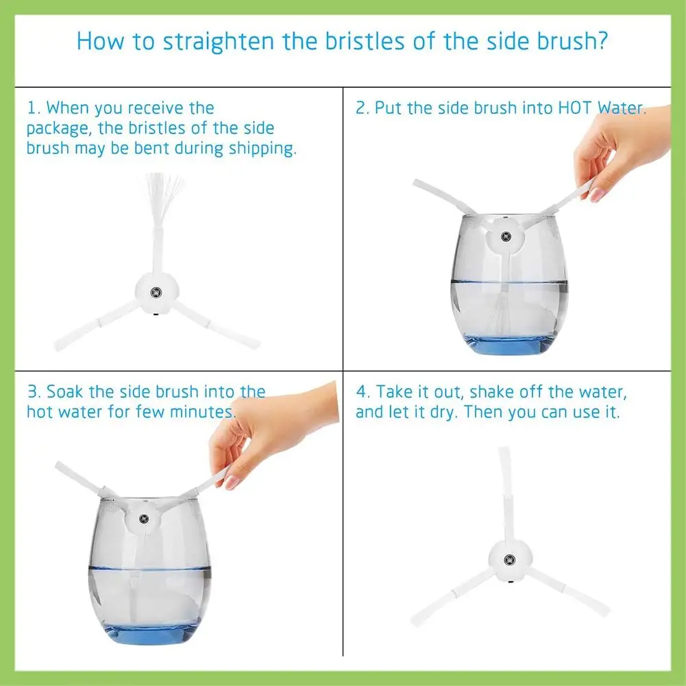 

Replacement Parts Main Brush Side Brush Hepa Filter For Roborock S50 S51 S5 S5max Robot Vacuum Cleaner Accessories