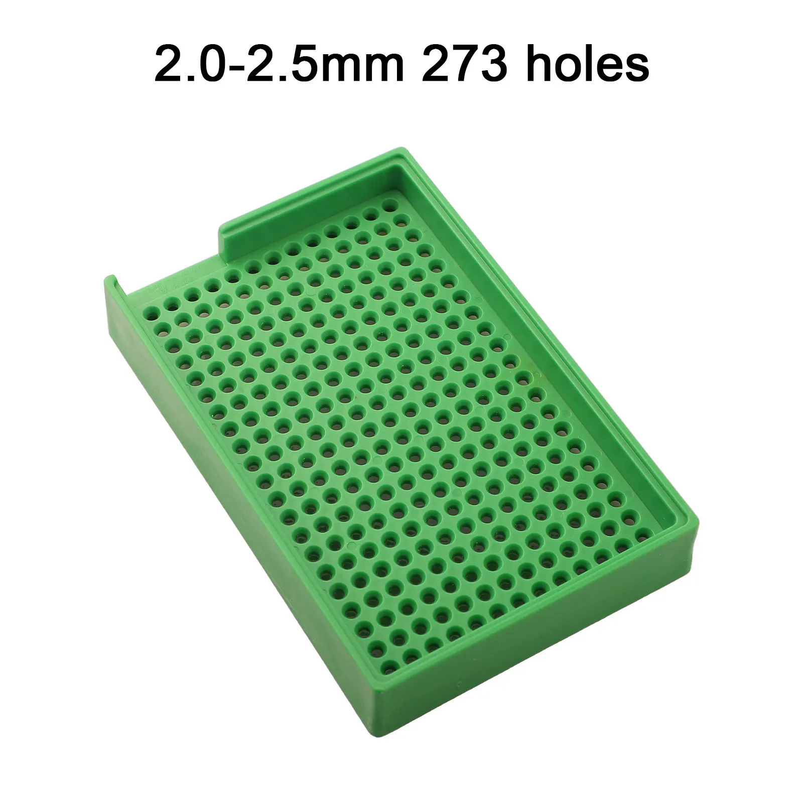 1pc Anti Static Screw Tray Screw Holder Tray PP Slotted Storage Holder Organizer 1.0‑4.0mm 160/273/459 Holes For 1.0‑4.0mm Screw