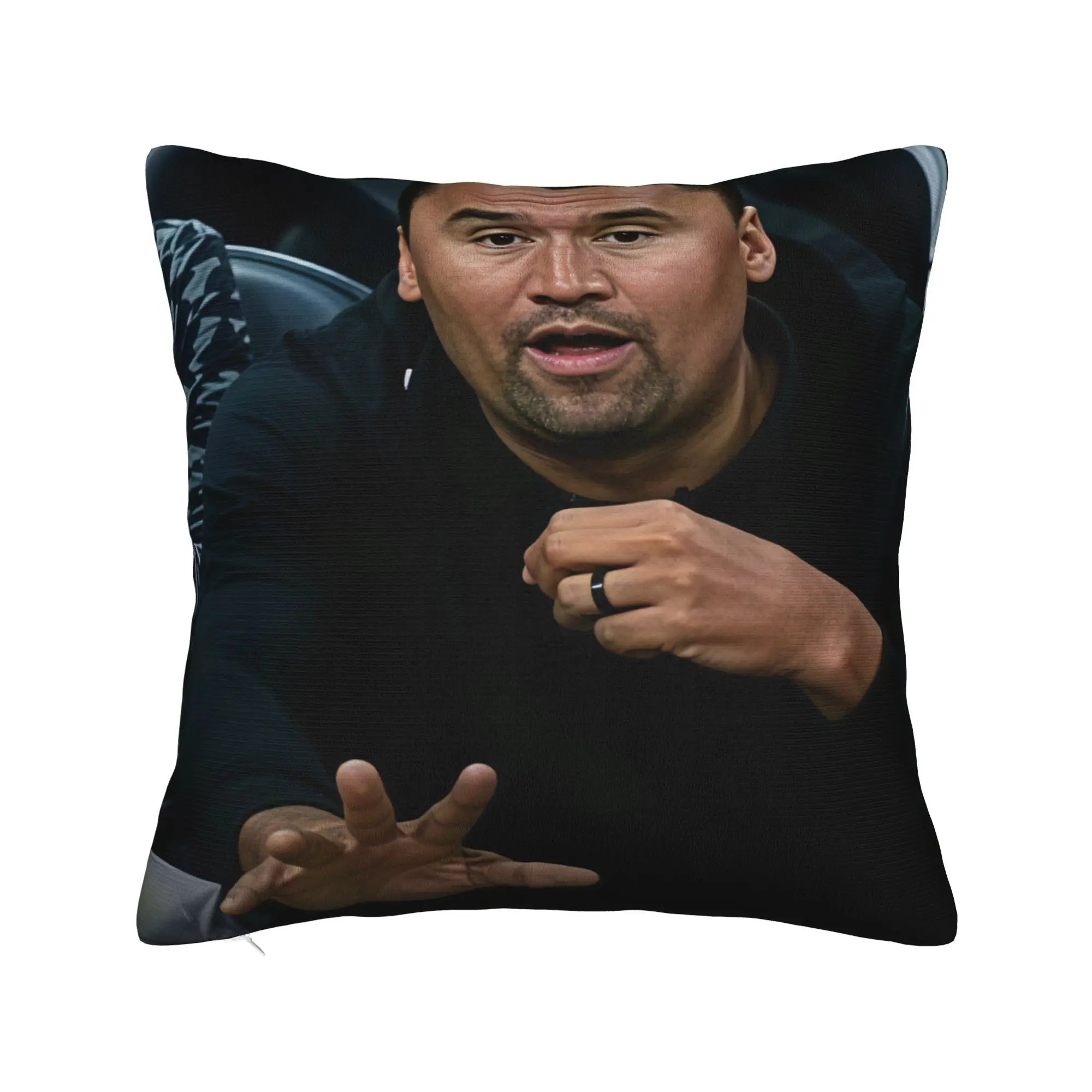 Charlie Kirk Basketball Vibe Meme Pillow Case  Soft Pillow Cover For Office Car Home Decor Kawaii Cushion Cover