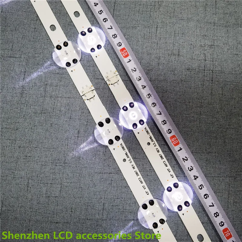 LED Strip For  43" TV 6916L-2867A 6916L-2867F 6916L-2867B 43UV340H E74739 43 V17 ART3 2867 REV0.3 1 100%NEW