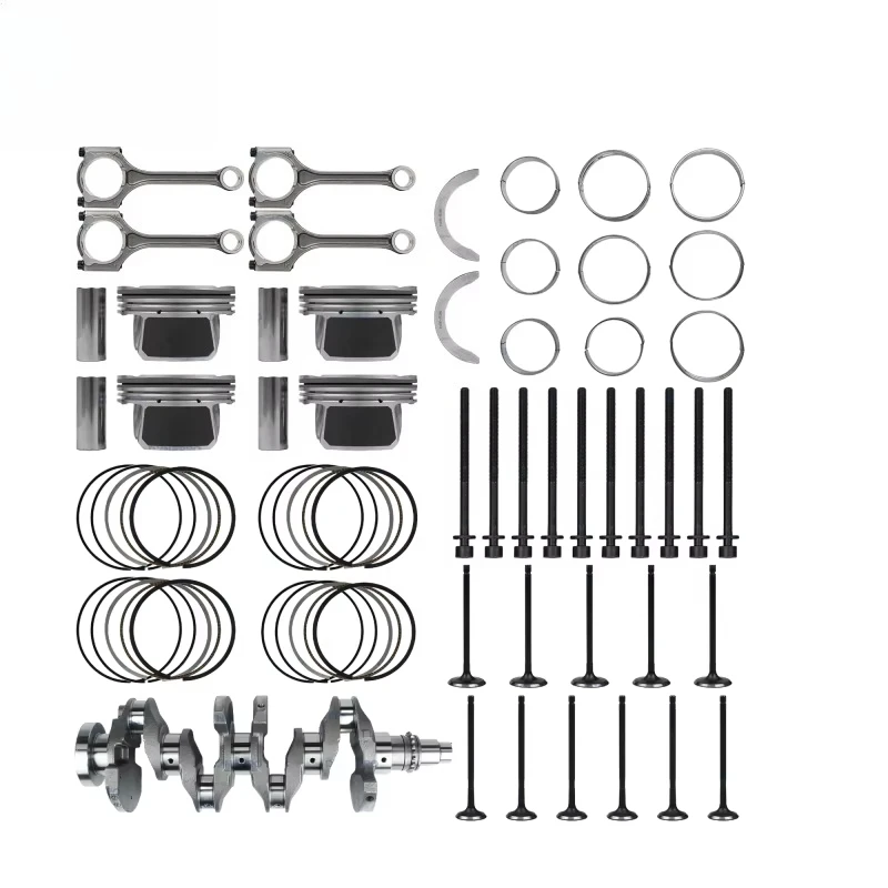 Engine Overhaul Rebuild Kit Crankshaft&ConRod&Bearing&Pistons & Rings Kit for Hyundai Sonata KIA Soul G4NA 2.0L