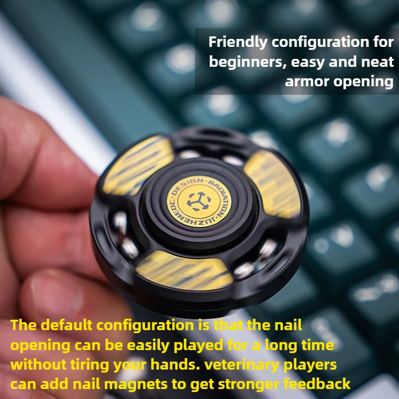 (先行販売) マトリックス EDC 放射線機械式金属内部装甲開口部デザイン指先ジャイロスコープ減圧おもちゃ