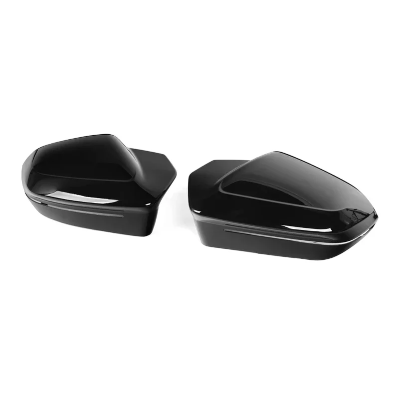 M Style ABS Glossy Black Side Mirror Cover For BMW 5 Series G60 G68 2024+ 7 Series G70 2023+ Replacement Mirror Cover