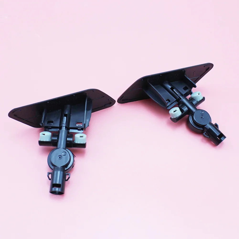 2PCS For Subaru Outback 2010-2012 Front Bumper HeadLight Washer Spray Nozzle Cover 86636AJ060 86636AJ050