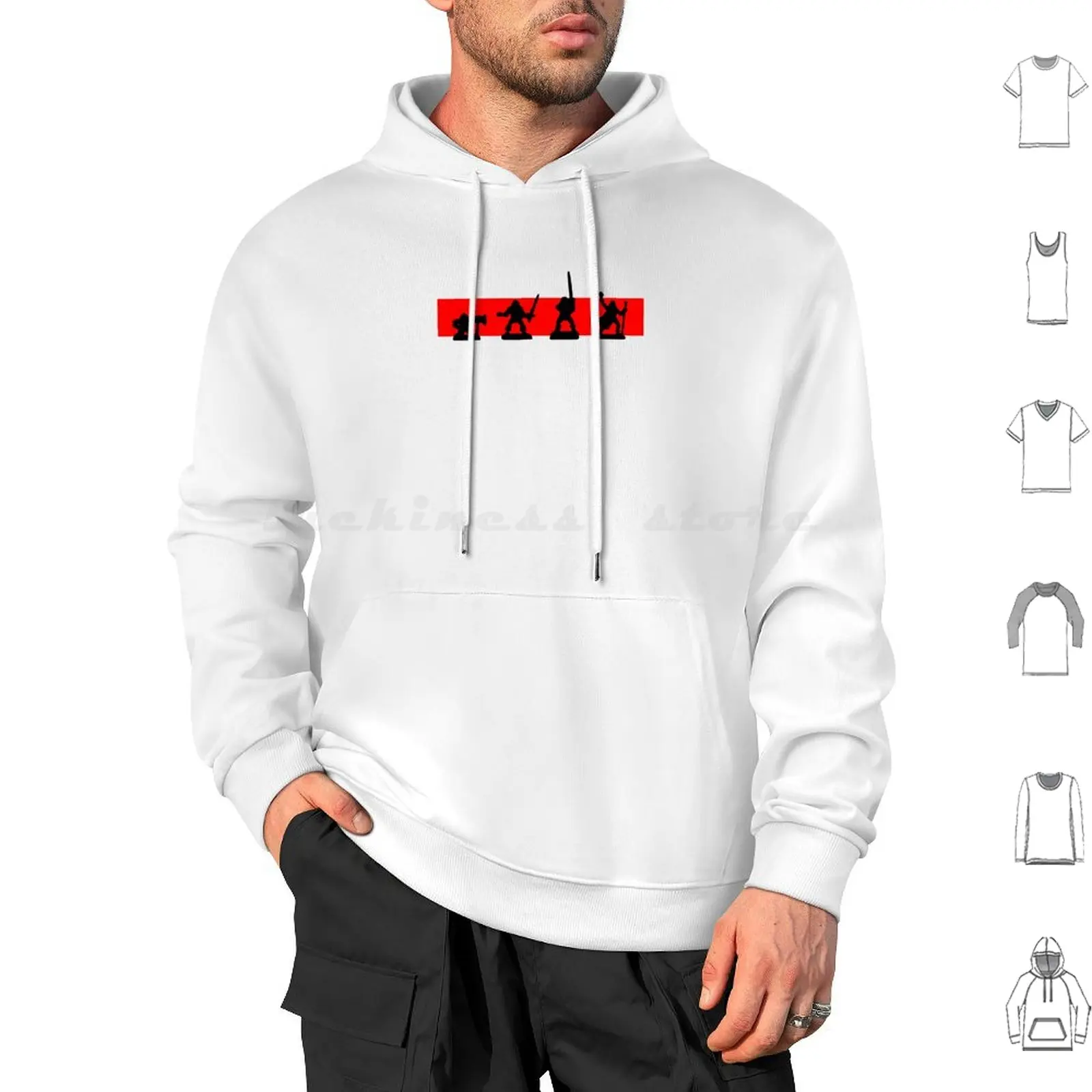 Sudadera con capucha de Heroquest Heroes, manga larga, algodón, Dragon Crawler, Fantasty Retro, 1980s