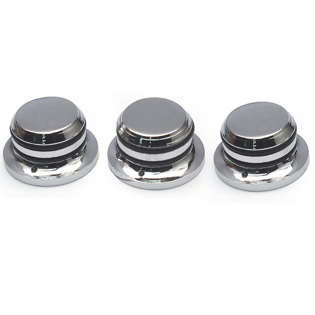 3pcs Potentiometer Knobs High Hat Metal Tone Tuning Knobs For Electric Guitar For-St For-Fd Guitars Musical Instrument Parts