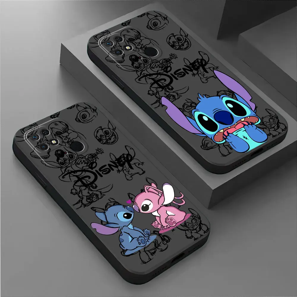 Stitch The Baby Disney Phone Case for Redmi Note 10S 12S 10 12 9T 9 8 7 11 Pro 9S 11S 13 8T 10 Pro 12 Pro Silicone Cover Cases