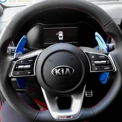 For Kia K3 CEED CD Xceed Proceed GT  Car Steering Wheel Aluminum Alloy Steering Wheel Shift Paddle Shifter Extension 2PCS