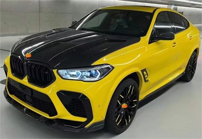 Para BMW X5 G05 X6 G06 X5M F95 X6M F96 2019 2020 2021 2022 2023 2024 2025 ReaI Kit Capa De Fibra De Carbono