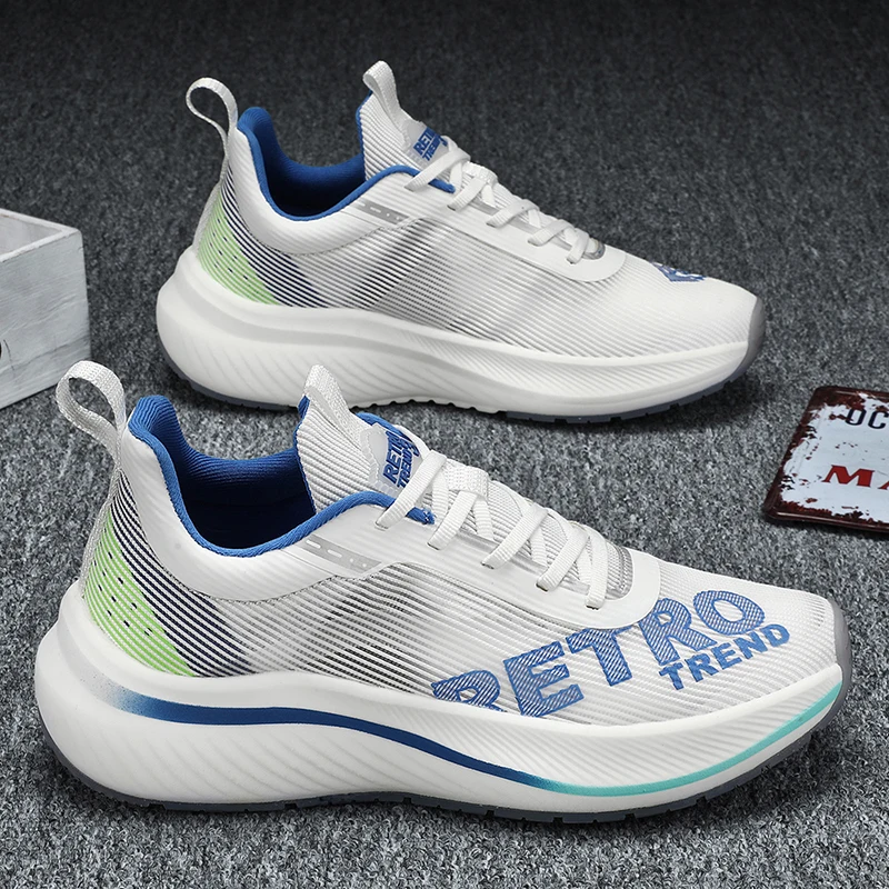 

Men's Breathable Comfort Lightweight Casual Sneakers Sports Running Tennis Fitness Jogging Athletic Shoes for Men