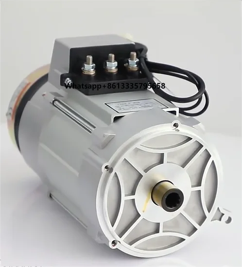 

3 Phase AC Motor Golf Cart Traction Motor EV Spare Parts 48V 5KW with Brake AC EV Motor 2935rpm High Speed