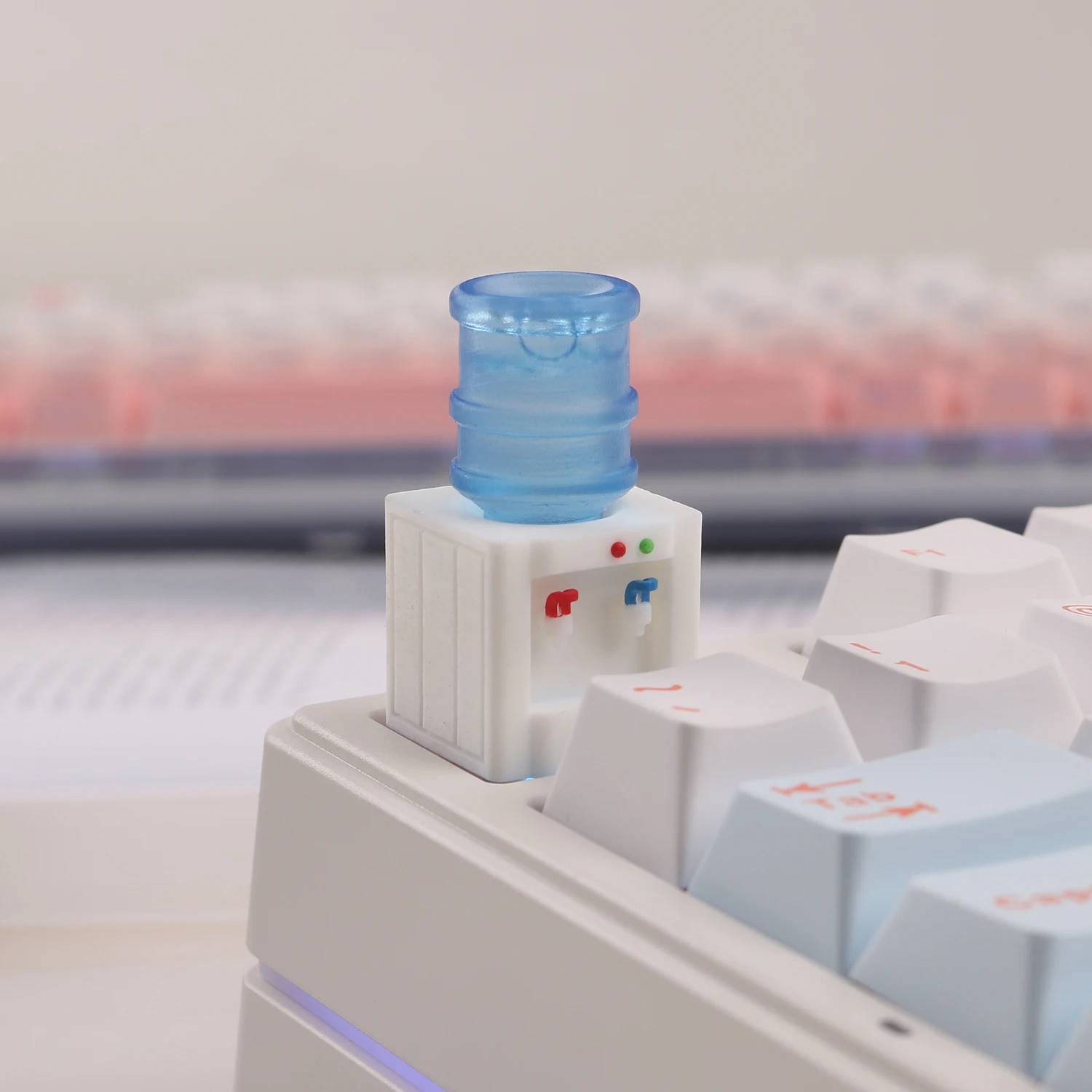 3D Resin Keycaps for Mechanical Keyboard,Water Dispenser,3D Stereoscopic,ESC Keys,Customized,Personality,Cute Gift