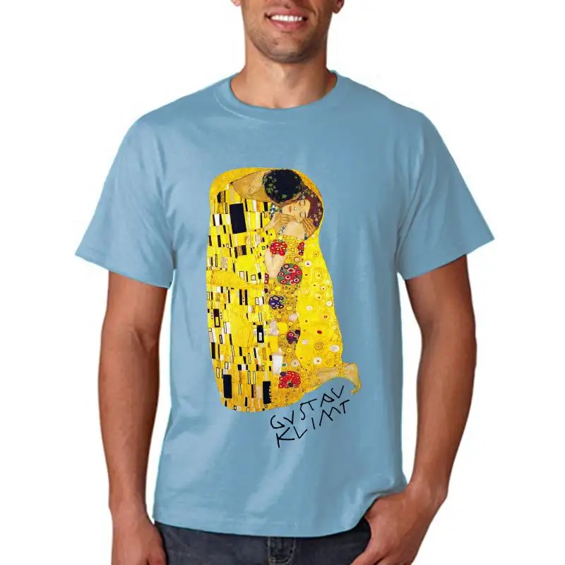 T-shirt donna Il Bacio di Gustav Klimt the kiss quadro painting