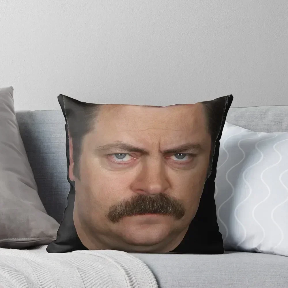 Ron Swanson Throw Pillow Christmas Pillowcase Sofa Decorative Covers Decorative Cover For Living Room pillow