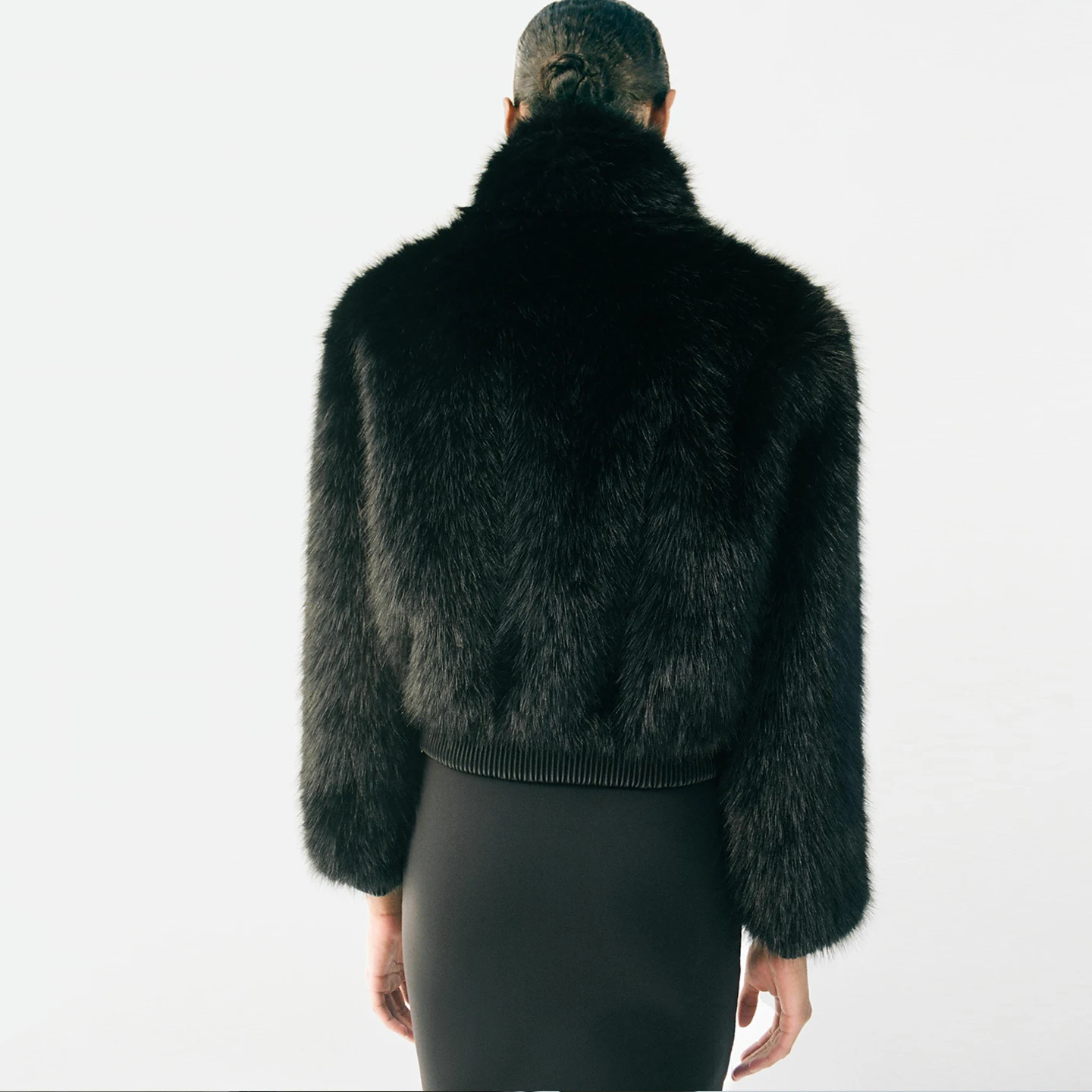 Z Cappotto da donna con colletto alla coreana in pelliccia artificiale versatile ort Faionable 2025 Nuovo arrivo Capispalla da donna con vestibilità alla coreana