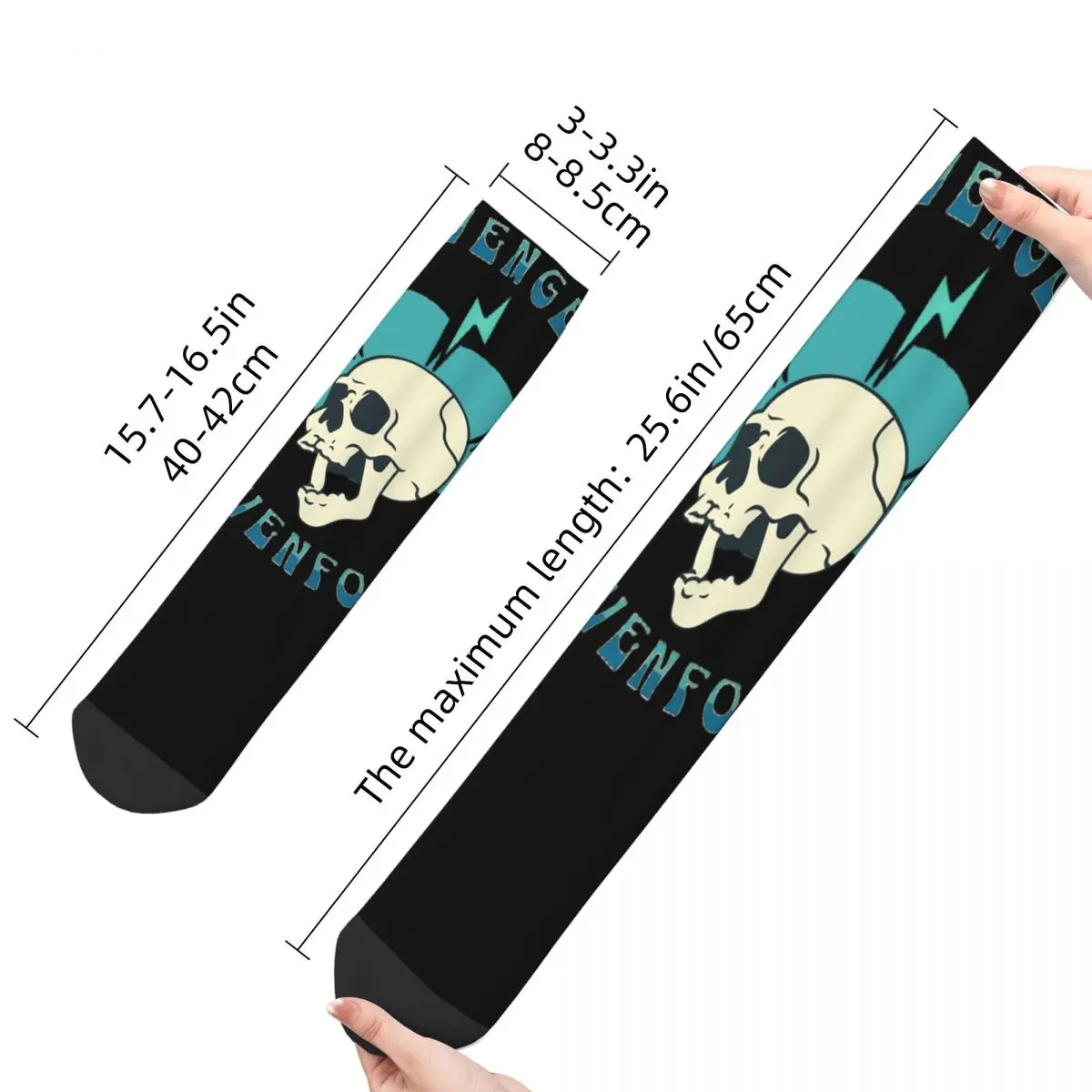 A7x Skull Accessories Crew Socks Sweat Absorbing Post Punk Avenged Sevenfold High Quality Tube Socks Comfortable for Women Men