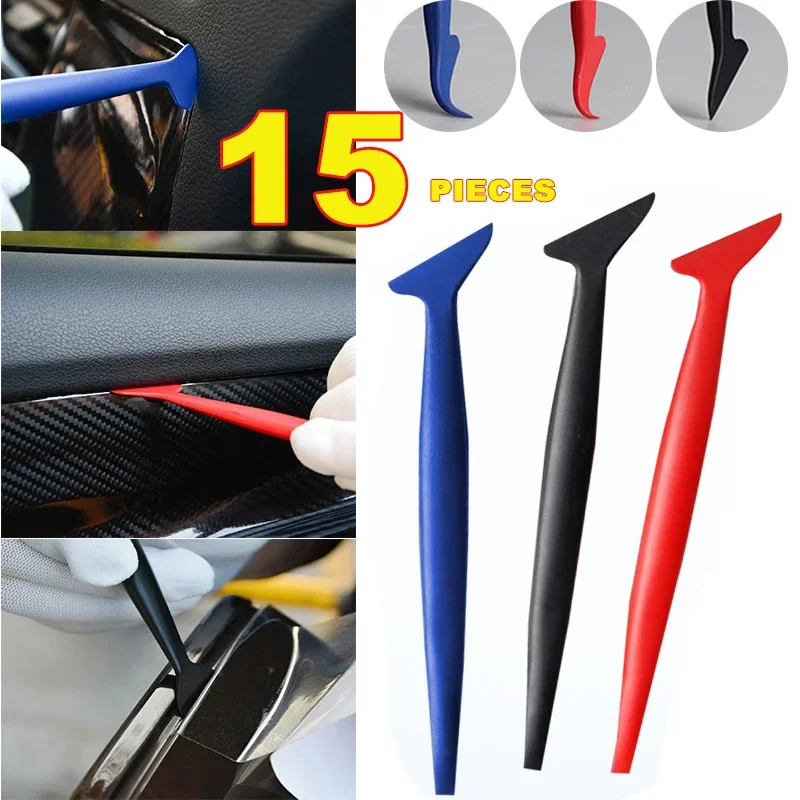 Car Micro Squeegee Curves Slot Tint Tool Set Car Stickers Wrap Vinyl Tools Auto Wrapping Film Installing Scraper Gasket Squeegee