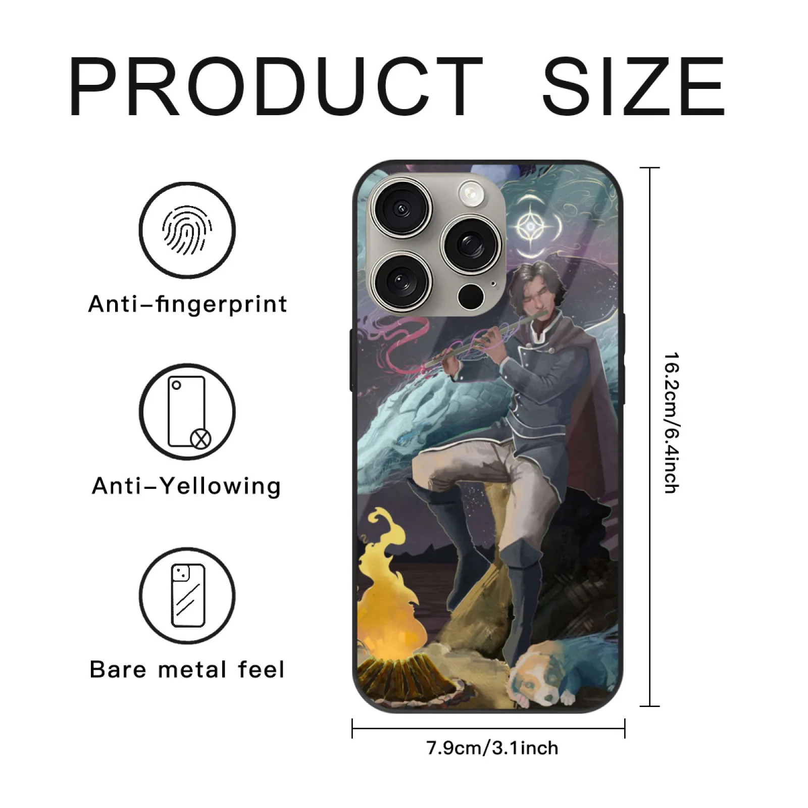 Hoid The Magicians Tarot Cards حافظة من الزجاج المقسى لهاتف آيفون 16 13 14 15 Pro Max 11 12 7 8 Plus غطاء Storms File Hey Brandon