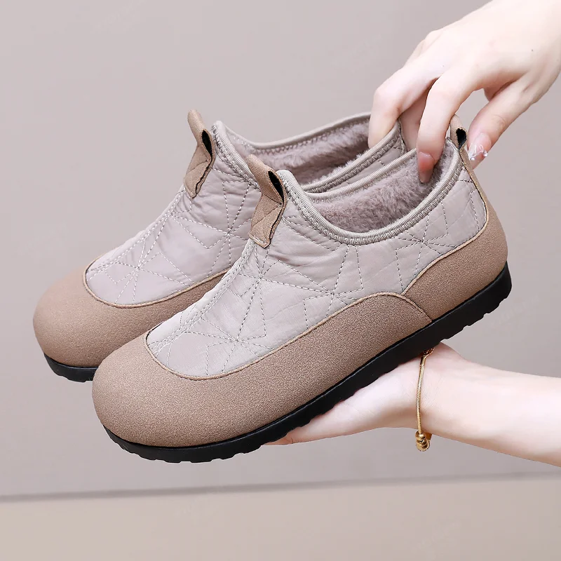 

Thiened Soft Bot Winter Snow Boots Women's Sle Slip-On Mom oes Anti-Slip Wear-Resistant ort Boots Dr Brand ...