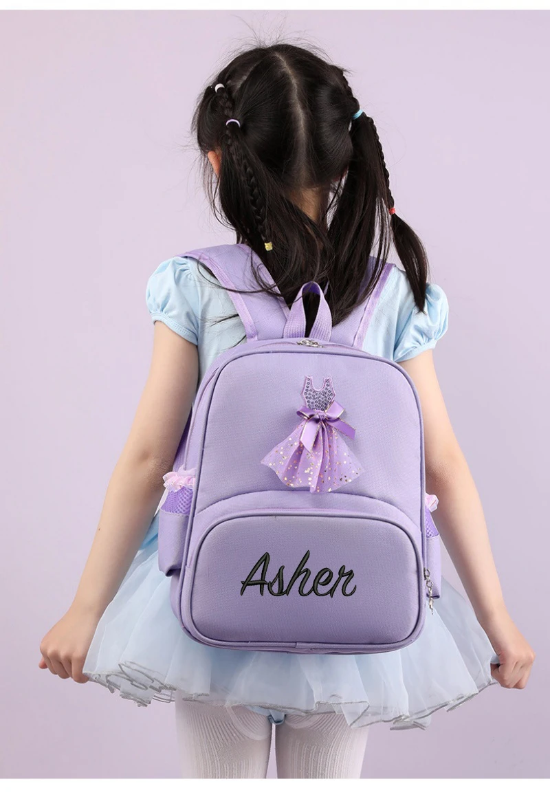 CustomizedI nternet Celebrity Dance Bag, New Children's Shoulder Dance Backpack, Ballet Backpack, Girls' Princess Dance Bag