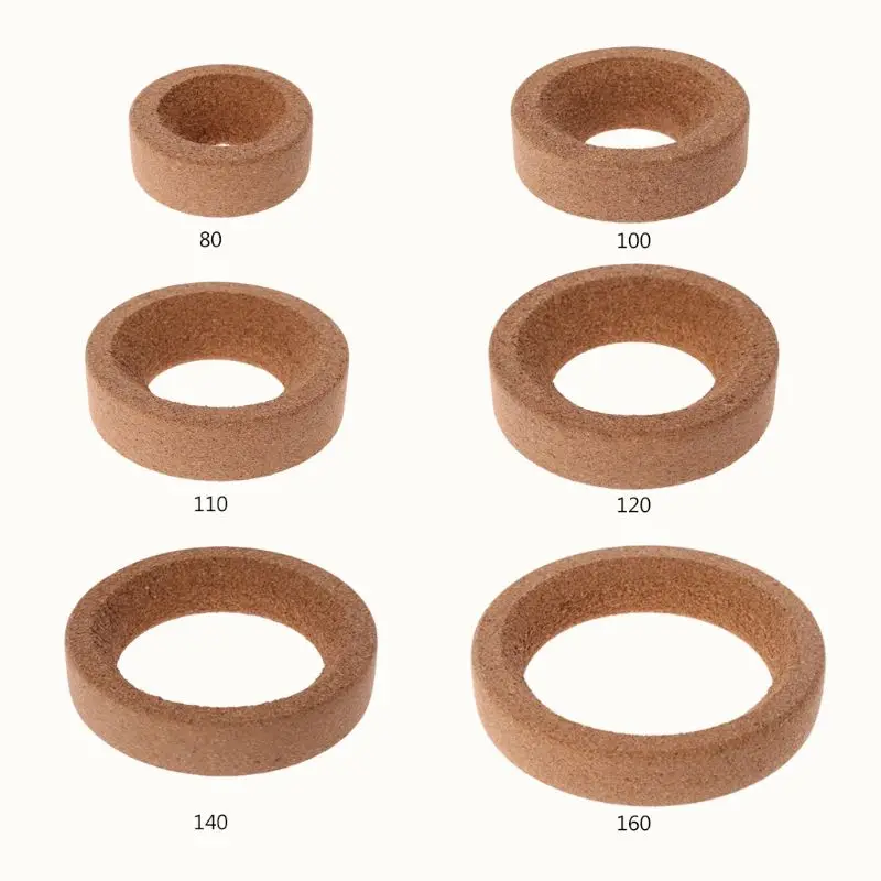 Suportes multifuncionais da cortiça da garrafa do laboratório, suporte do anel, parte inferior redonda, 80mm, 100mm, 110mm, 120mm, 140mm, 160mm