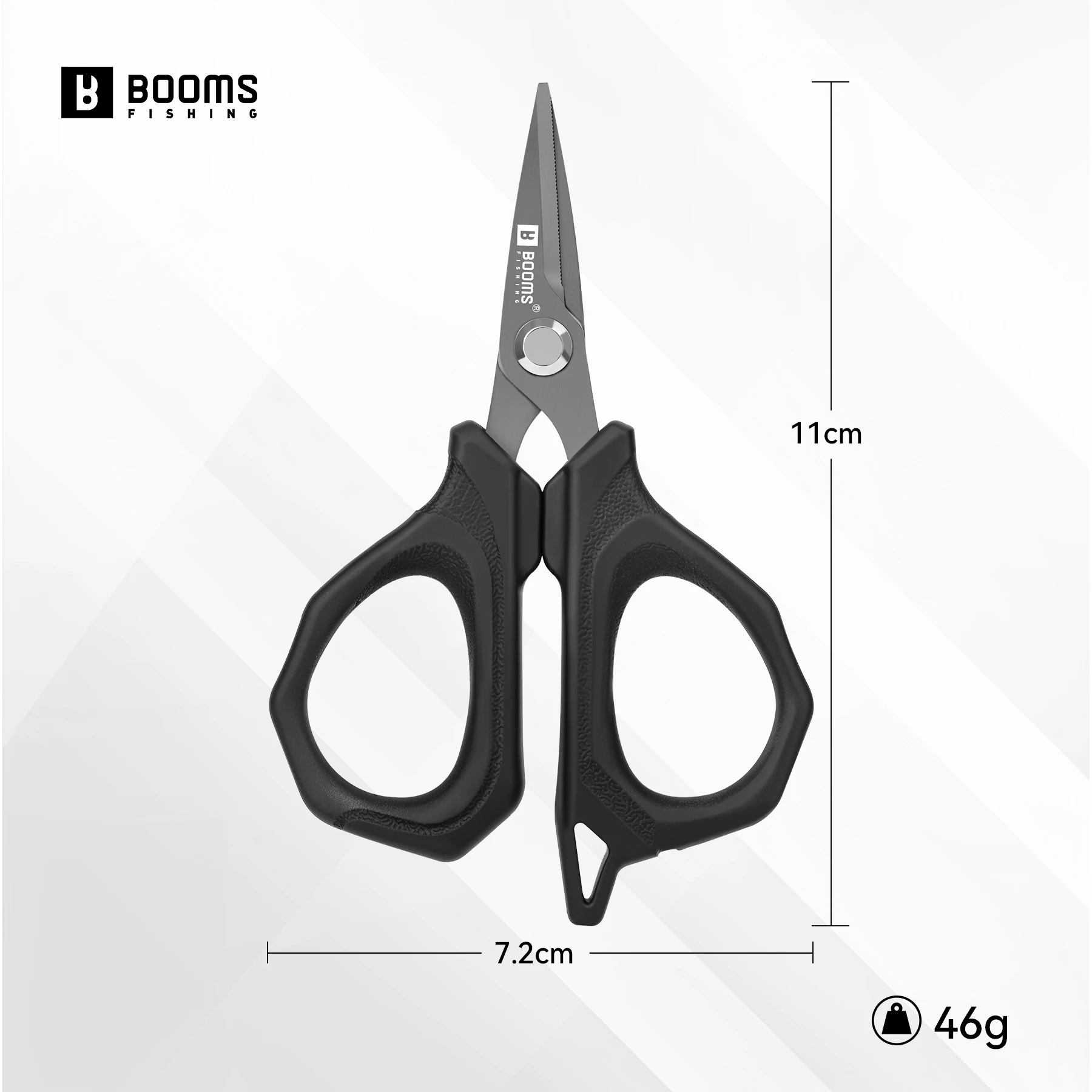 ازدهار الصيد S07 الفولاذ المقاوم للصدأ 11 سنتيمتر الصيد جديلة خط قطع مقص شفرات مسننة خط القاطع صندوق معالجة الصيد الملحقات