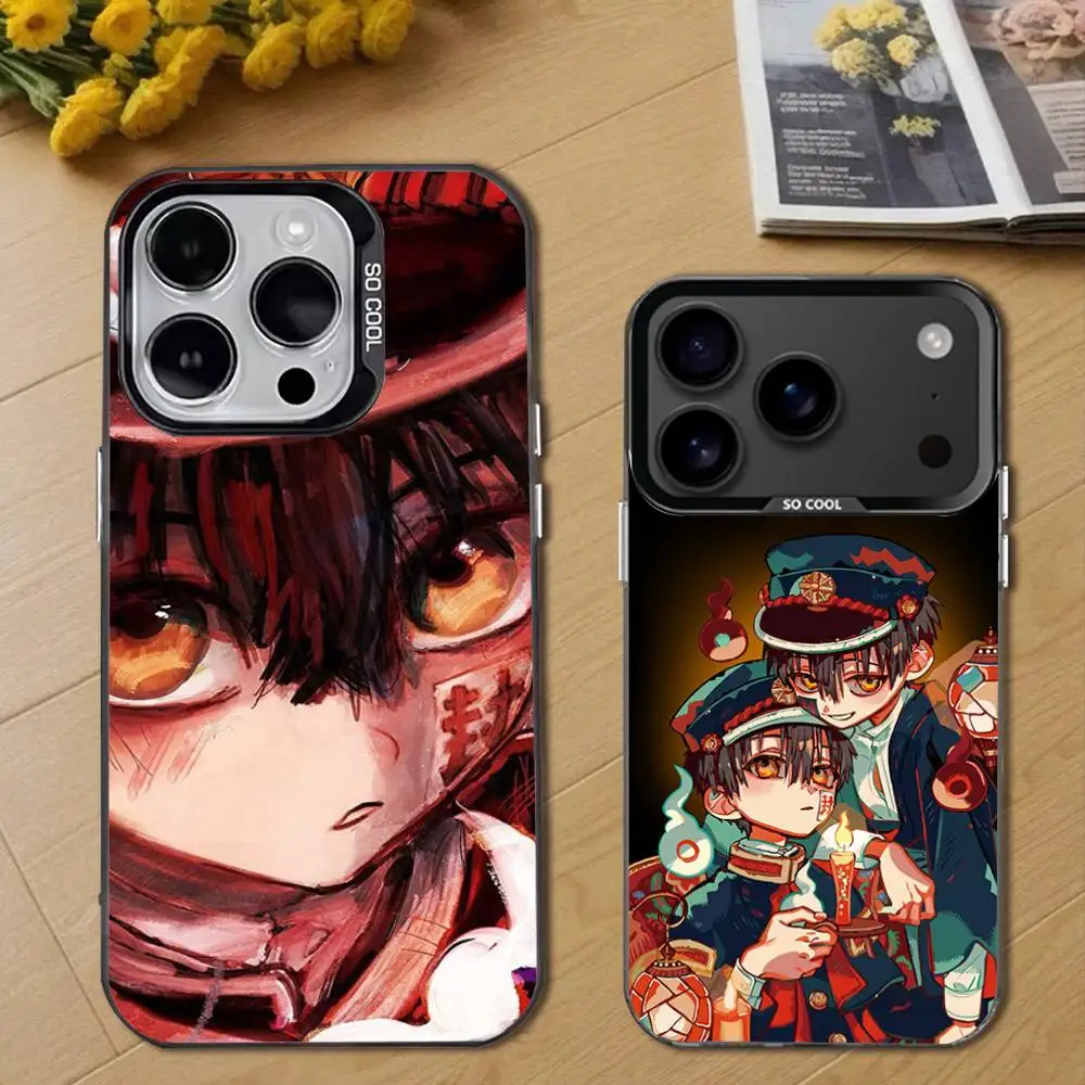 

Hanako Kun Yashiro Anime Phone Case For iPhone 17,16,15,14,13,12,11,Pro,Max,Plus,E,Air,Mini Black Tpu Cover