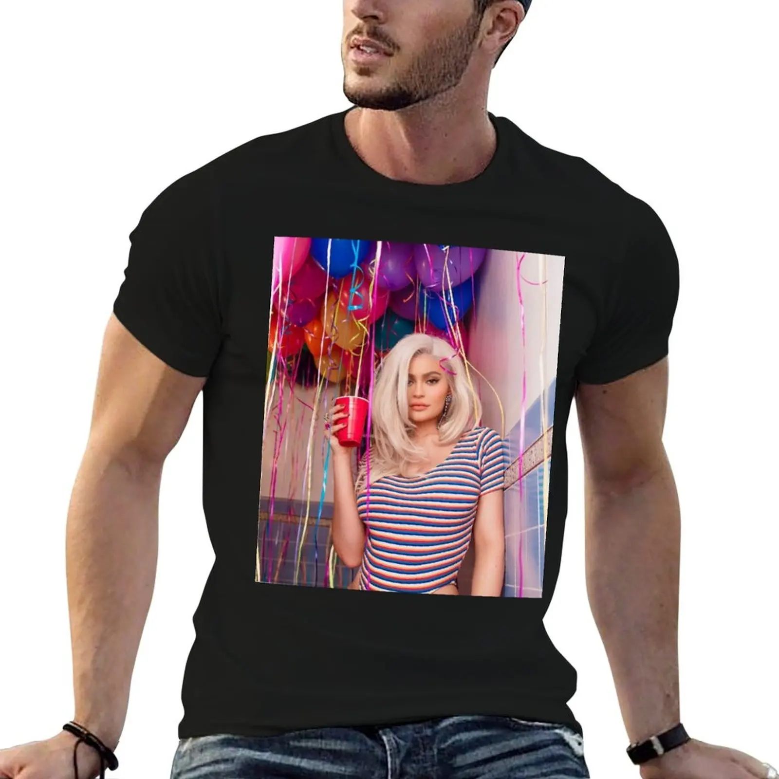 

Kylie Jenner T-Shirt t shirts for man graphic tees t shirts for man cotton funny T-Shirt