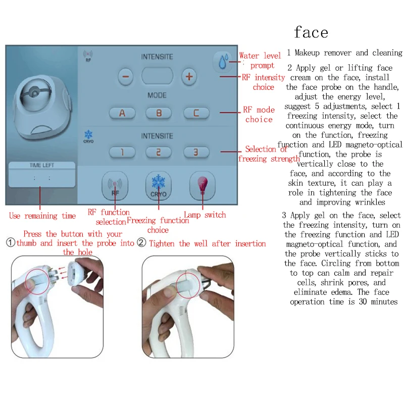 Beauty and Eye Treatment Device, Eye Massage, Vibration Introduction Device, Fine Line Fading Beauty Device