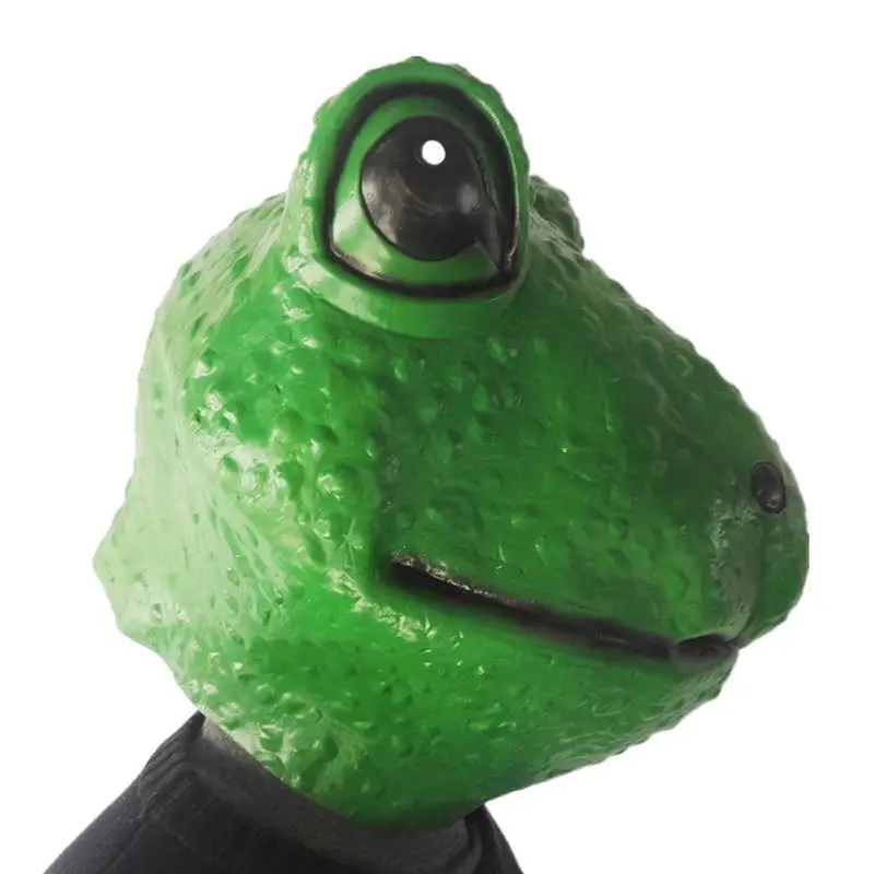 Masque Tête de Grenouille Intégral en Latex – photo 4