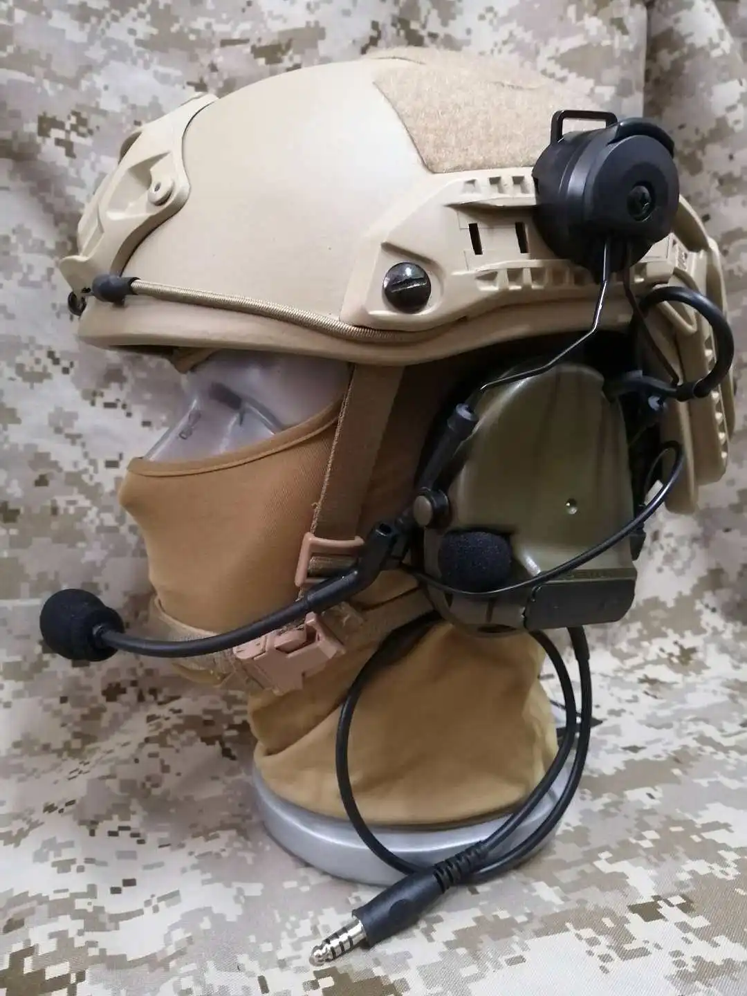 Comtac III C3 auriculares tácticos con cancelación de ruido para casco - imagen 5