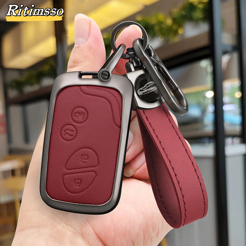 Alloy Car Key Cover for Lexus CT200H GX400 GX460 IS250 IS300C RX270 ES240 ES350 LS460 GS300 450h 460h Shell Case Car Accessories